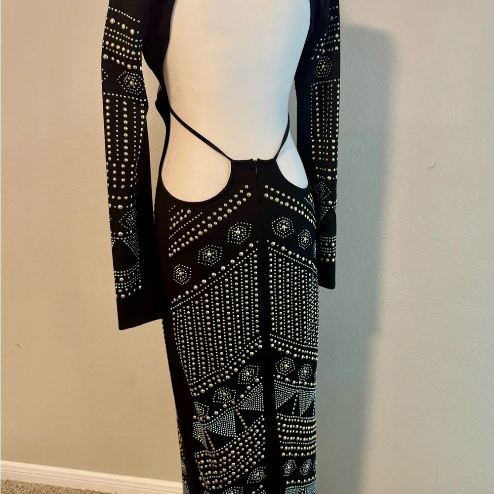 Hot Miami Long Dress Sz M - Picture 6 of 11
